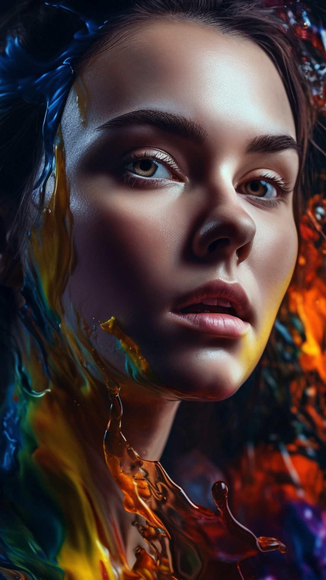 Обои арт, Марк Полетт, мир, живопись, сосна в разрешении 1080x1920