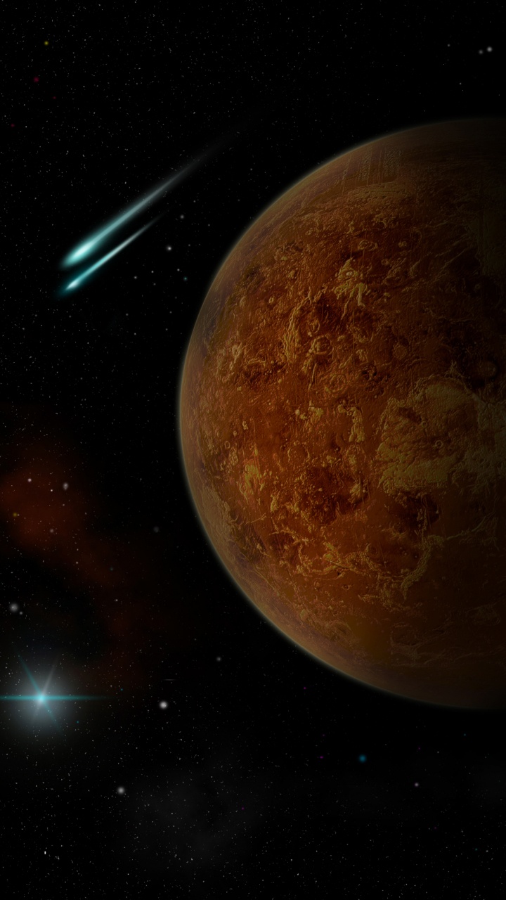 Обои Венера, небесное явление, земля, астрономический объект, солнце в разрешении 720x1280