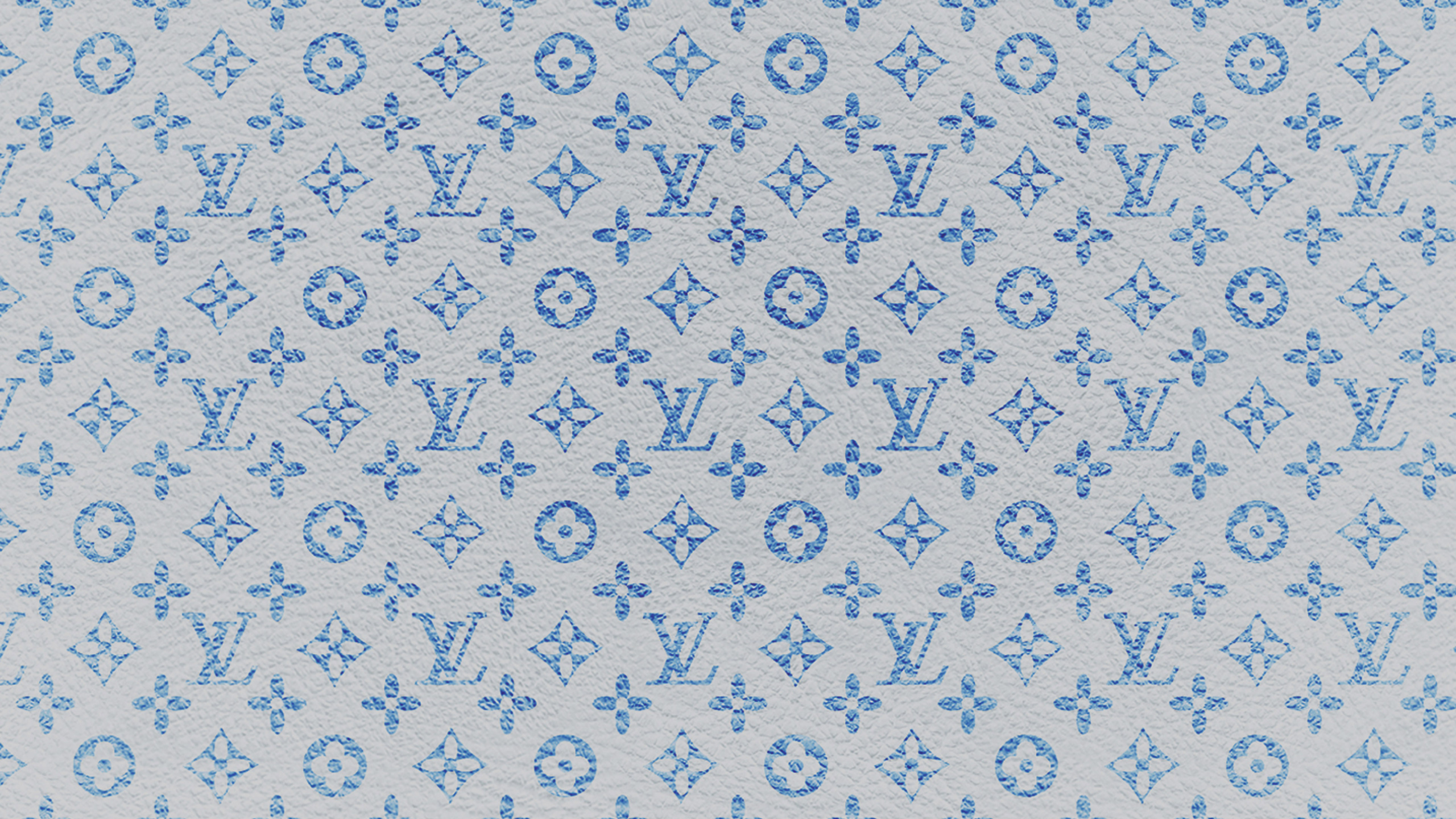 Обои Louis Vuitton, синий, узор, лазурный, ткань в разрешении 2560x1440