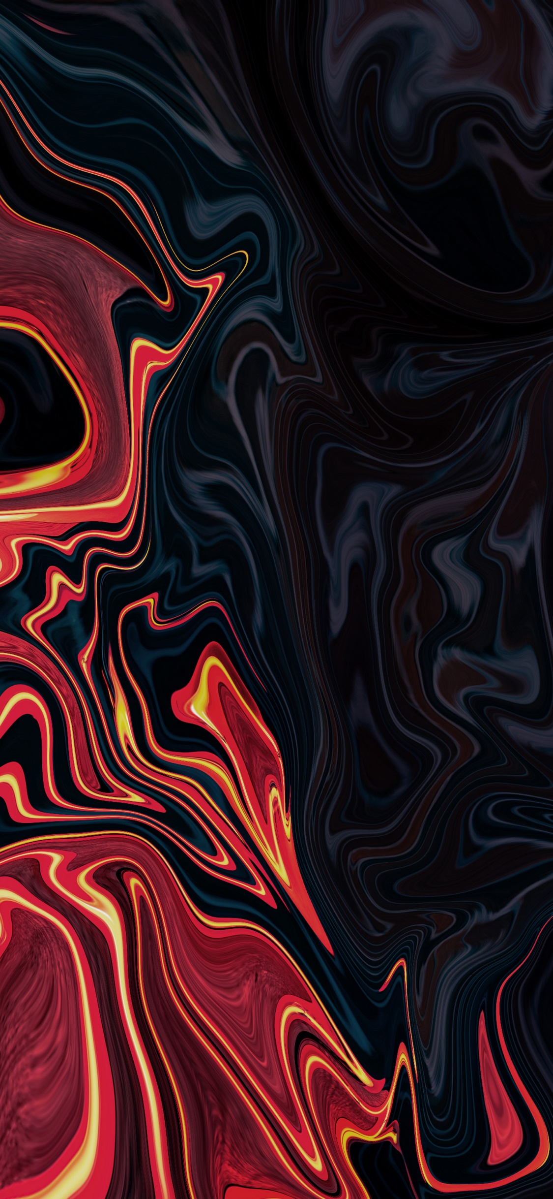 Обои узор, визуальное искусство, акриловая краска, дизайн, арт в разрешении 1125x2436