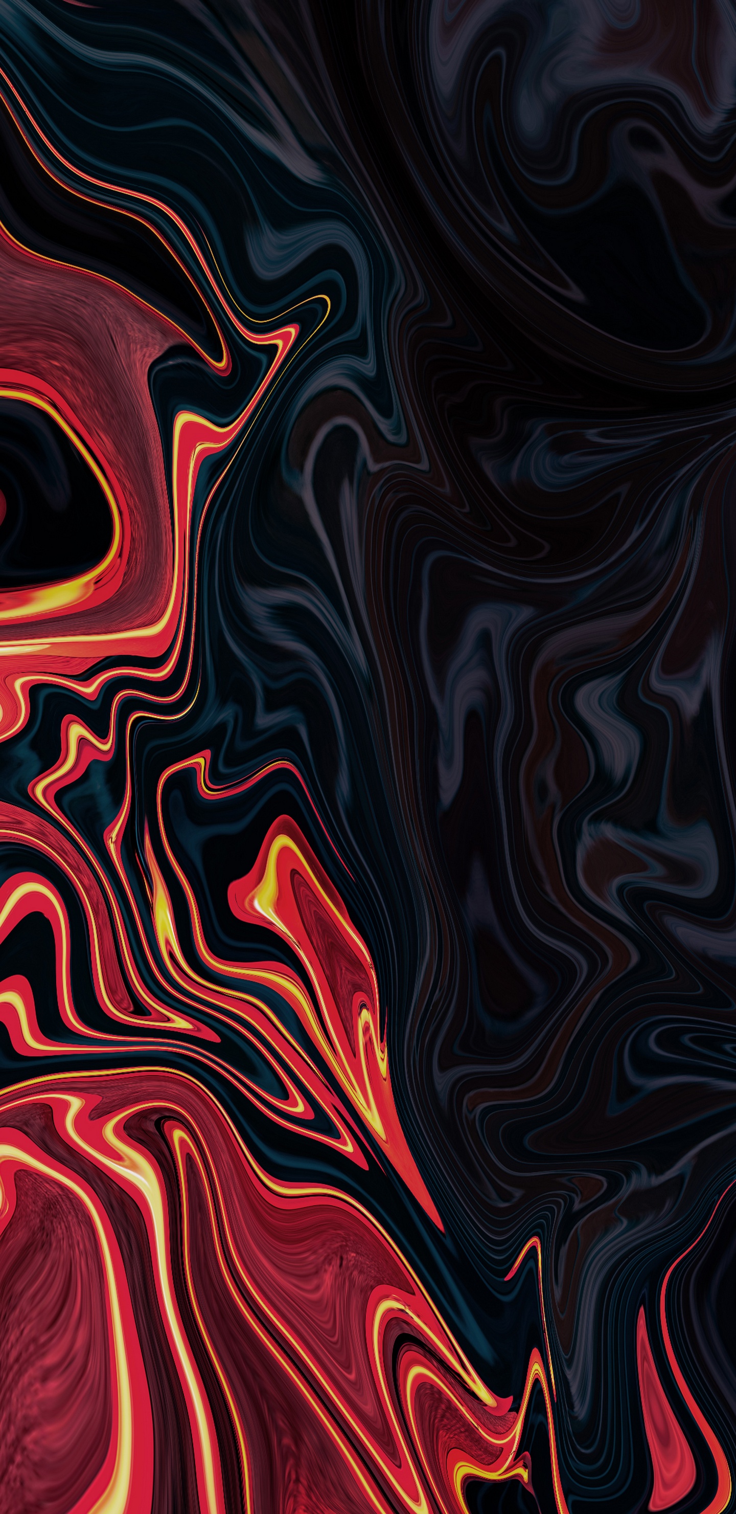 Обои узор, визуальное искусство, акриловая краска, дизайн, арт в разрешении 1440x2960