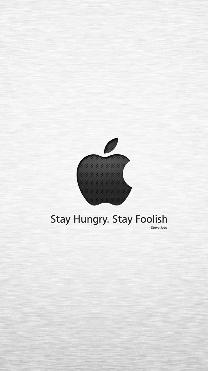 Обои Apple МасВоок Pro, лого, графика, марка, черный и белый в разрешении 720x1280