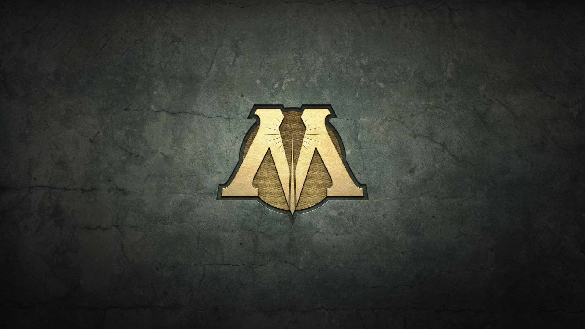 Обои темнота, лого, освещение, графика, Серия Гарри Поттер в разрешении 1920x1080