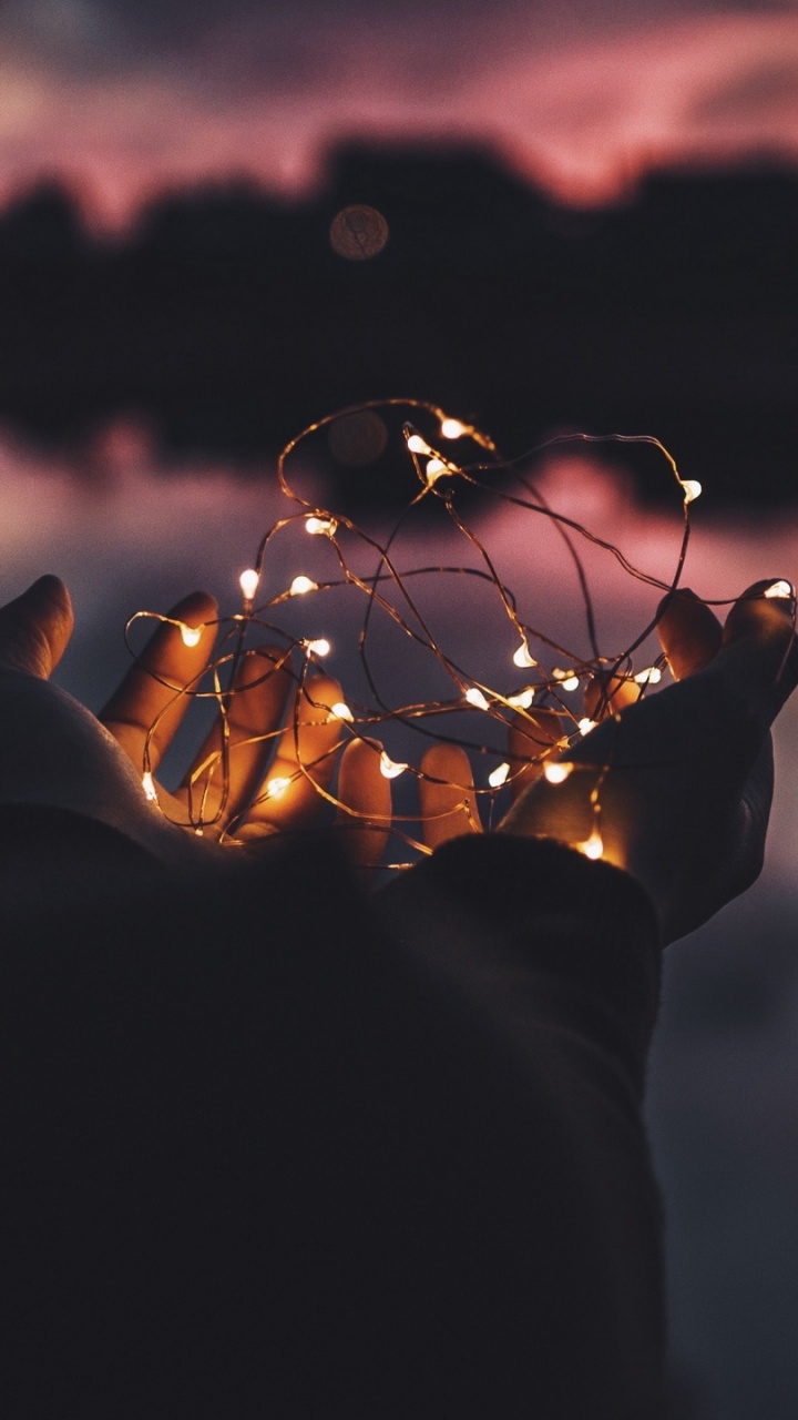 Обои свет, темнота, ночь, вечер, эмоция в разрешении 720x1280