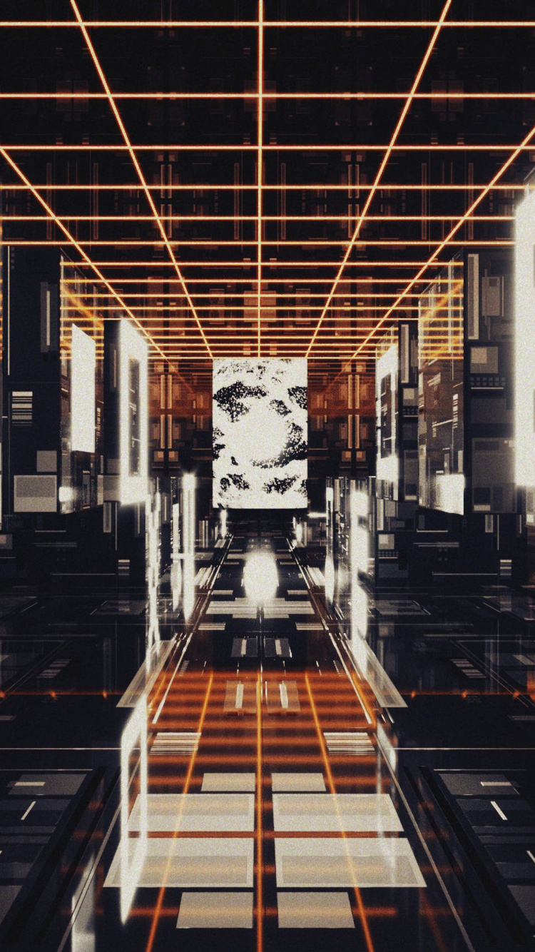 Обои дизайн интерьера, комната, достопримечательность, печать, портфель в разрешении 750x1334