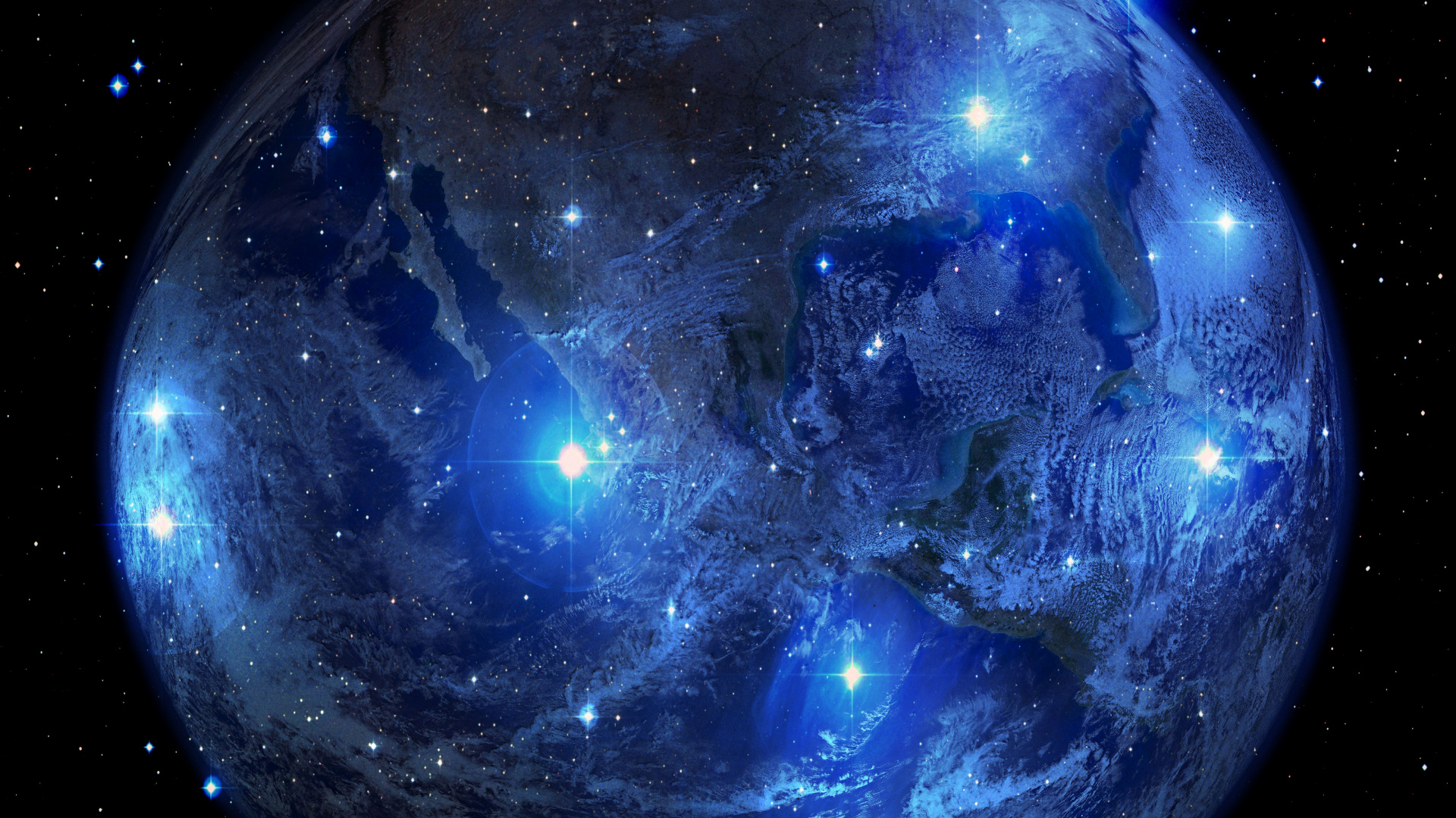 Обои планета земля, земля, планета, астрономический объект, космическое пространство в разрешении 1920x1080