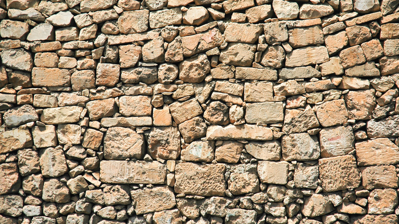 Обои кирпич, стена, каменная стена, рок, плитка в разрешении 1280x720