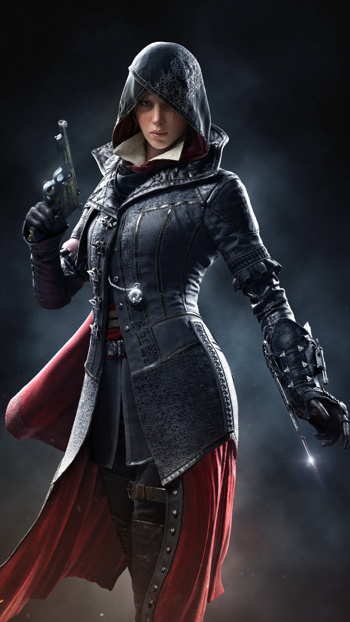 Обои assassins creed, assassins creed syndicate, ubisoft, В Assassins Creed Синдикат Иви Фрай, фигурка в разрешении 720x1280