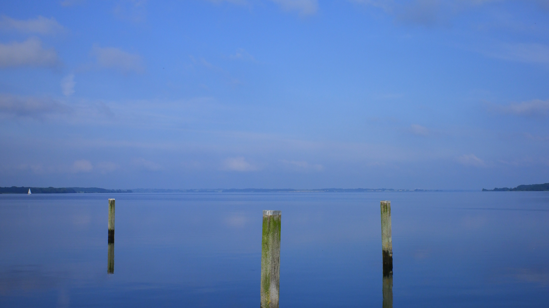 Обои гидроресурсы, горизонт, волнорез, вода, ресурс в разрешении 1920x1080