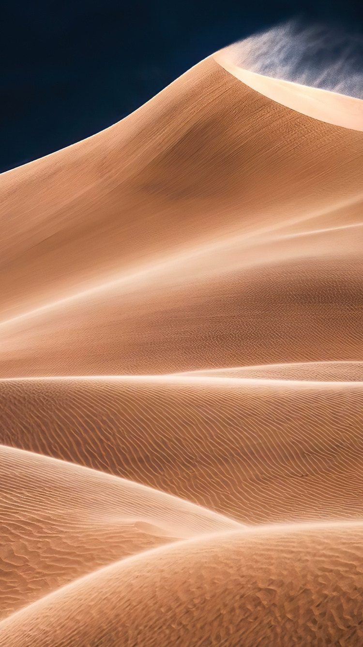 Обои эрг, поющий песок, математика, геометрия, коричневый цвет в разрешении 750x1334