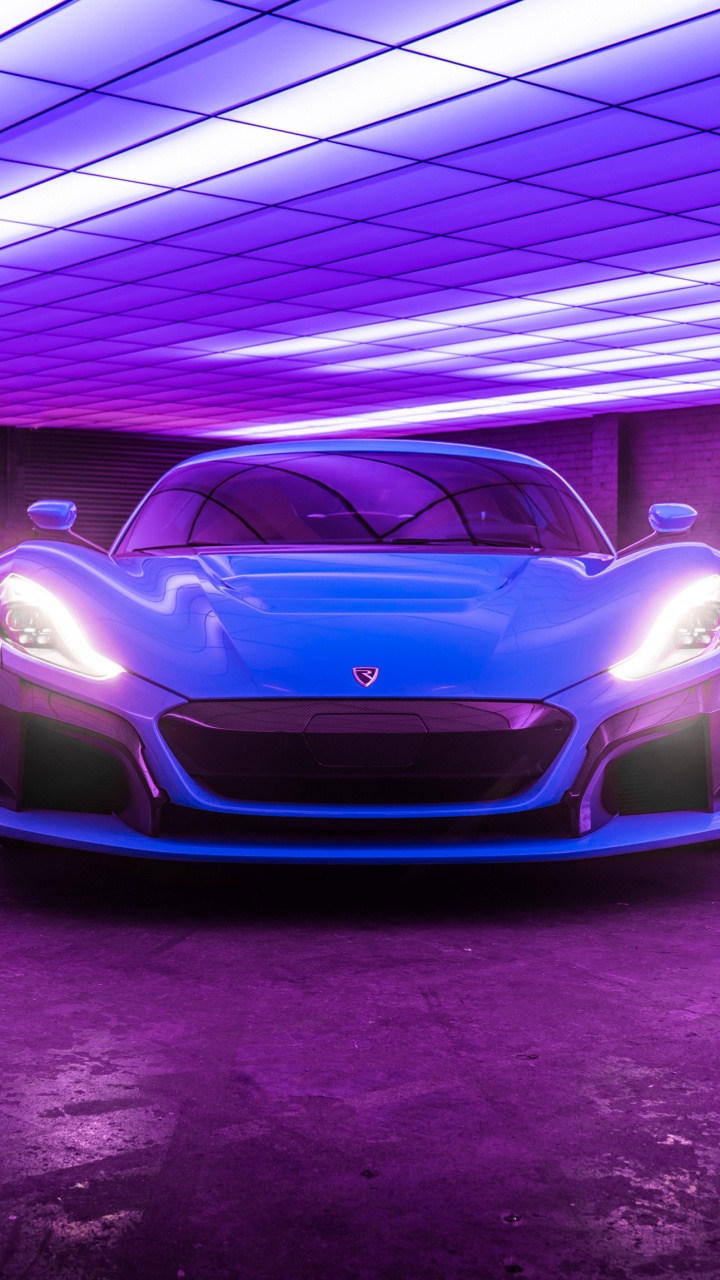 Обои спорткар, Римак C Двумя, Римак Компания Automobili, авто, суперкар в разрешении 720x1280