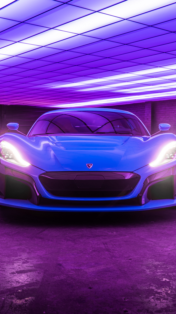 Обои спорткар, Римак C Двумя, Римак Компания Automobili, авто, суперкар в разрешении 750x1334