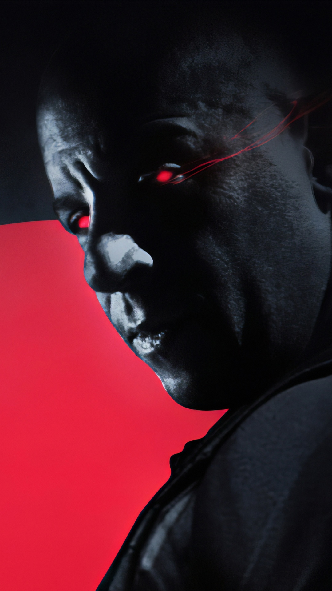 Обои арт, 2020, черный, красный цвет, Представление в разрешении 1080x1920