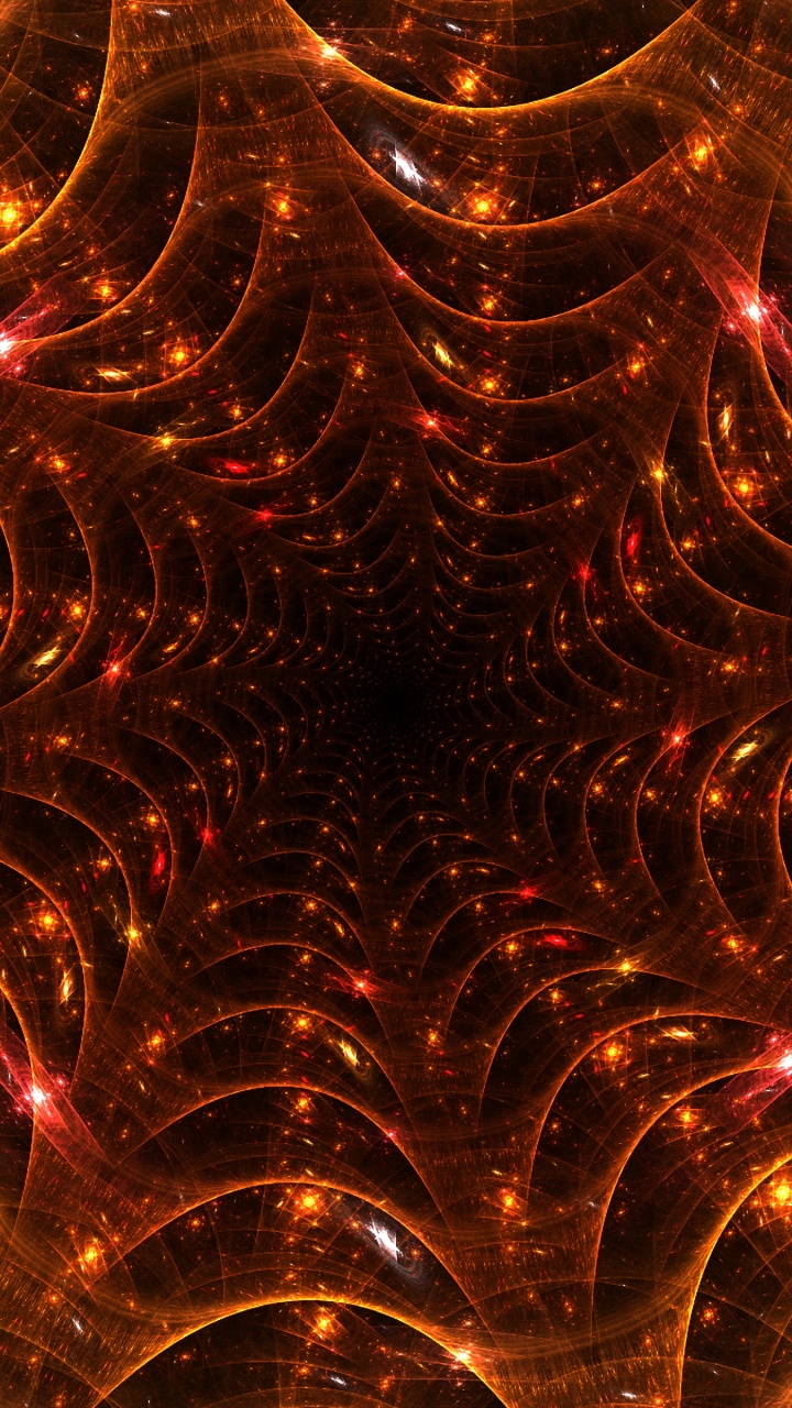 Обои фрактальное искусство, фрактал, свет, освещение, узор в разрешении 720x1280