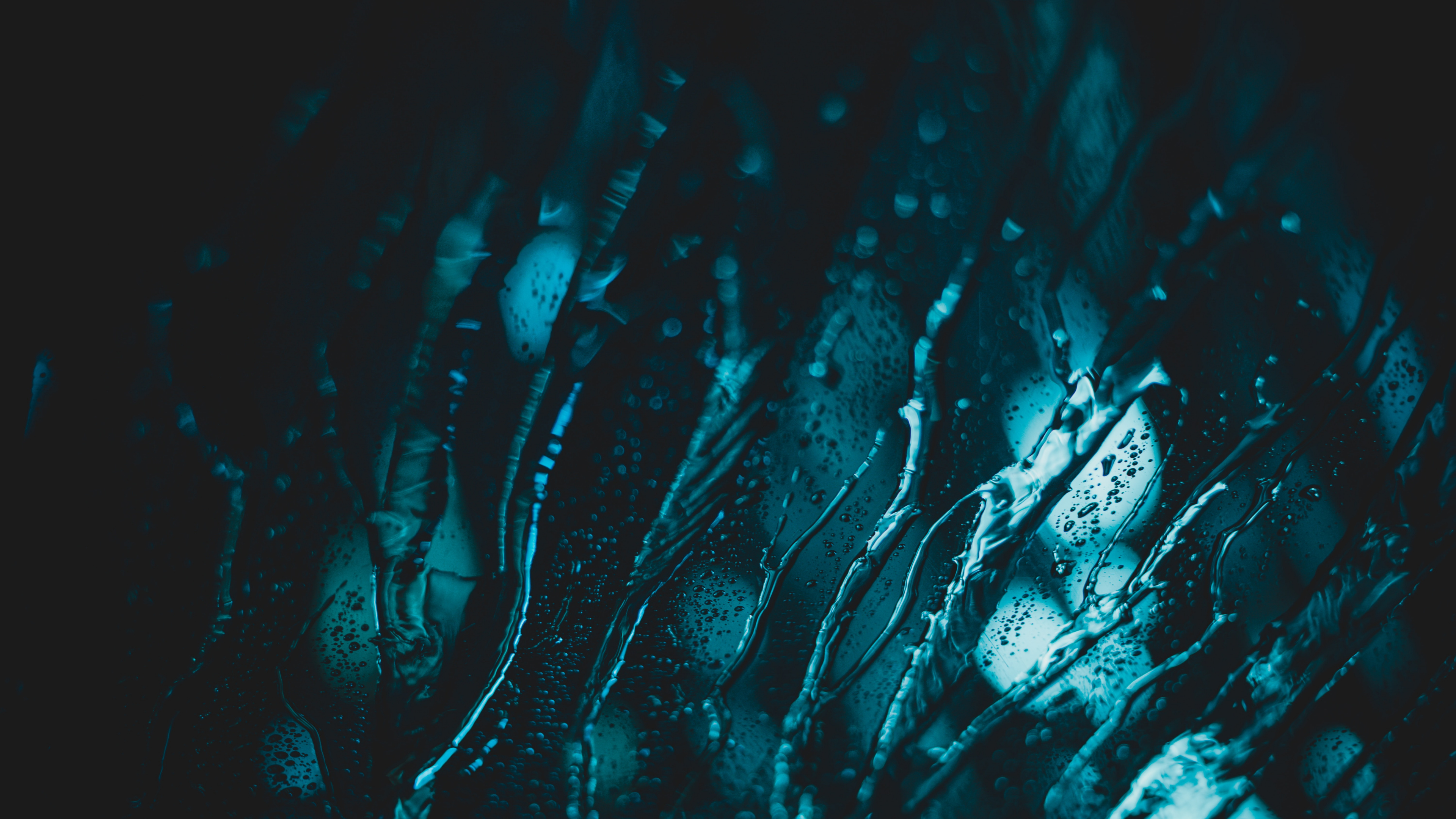 Обои синий, вода, черный, зеленый, бирюза в разрешении 3840x2160