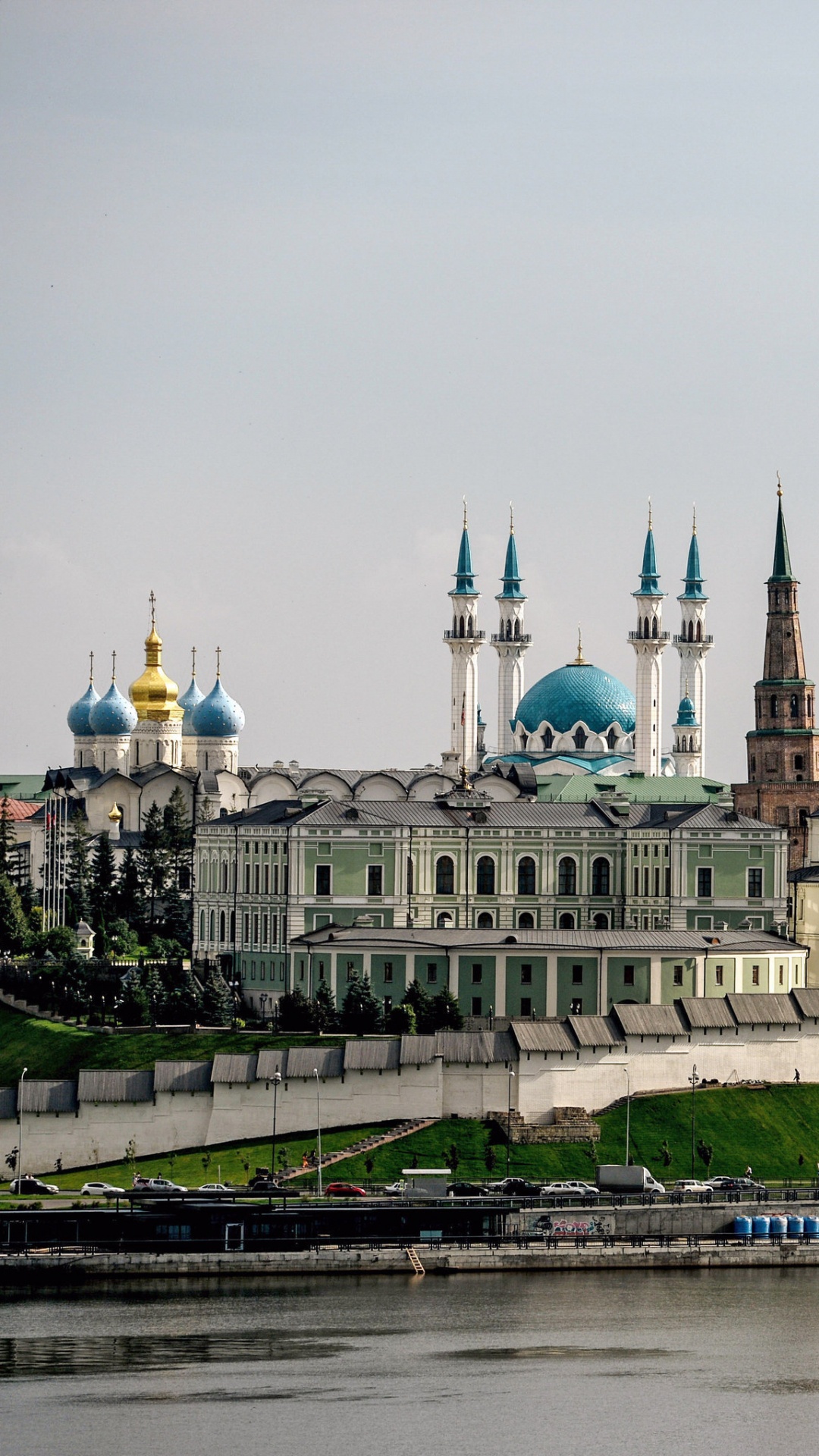 Обои ЧМ 2018, Казанский Кремль, город, ориентир, мечеть в разрешении 1080x1920