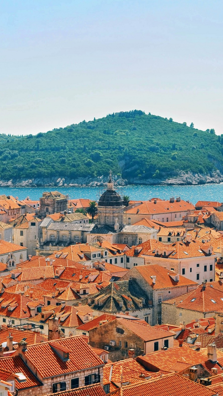 Обои Дубровника Старый город, Дубровник, раскол, город, городок в разрешении 750x1334