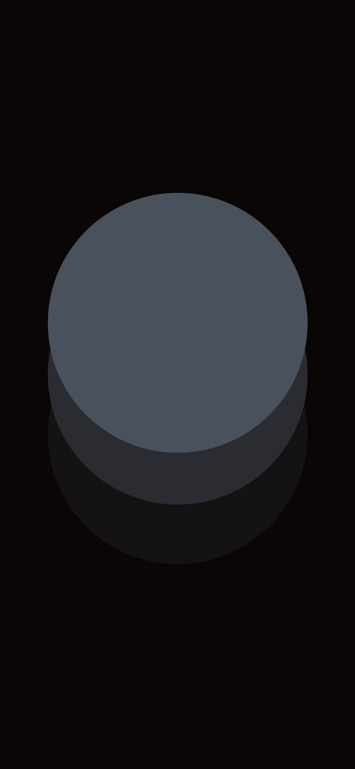 Обои атмосфера, предвычисление, полутона и оттенки, круг, событие в разрешении 1242x2688