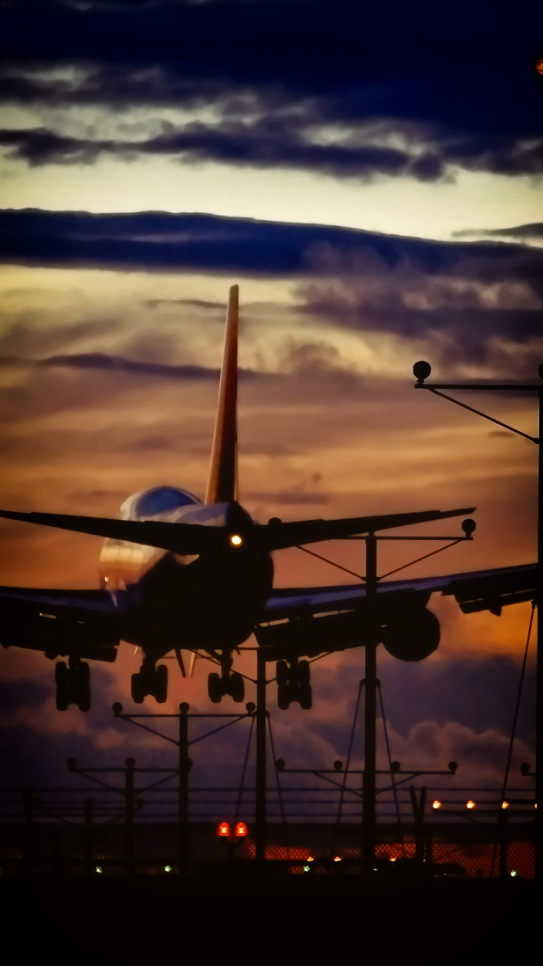 Обои самолет, полет, самолеты, аэропорт, авиация в разрешении 1080x1920