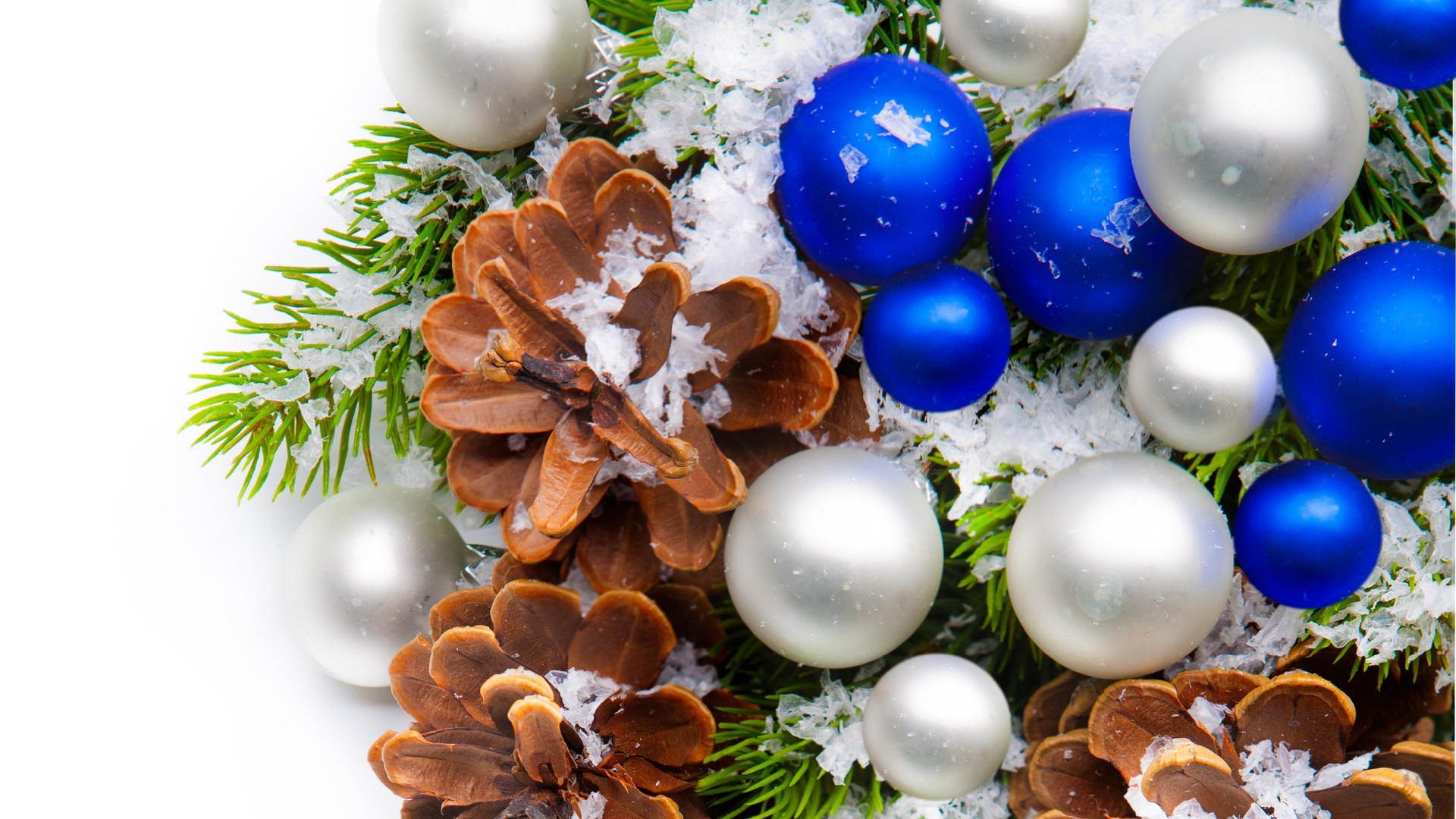 Обои Новый год, Рождественские украшения, рождественский орнамент, дерево, Рождественский день в разрешении 1920x1080