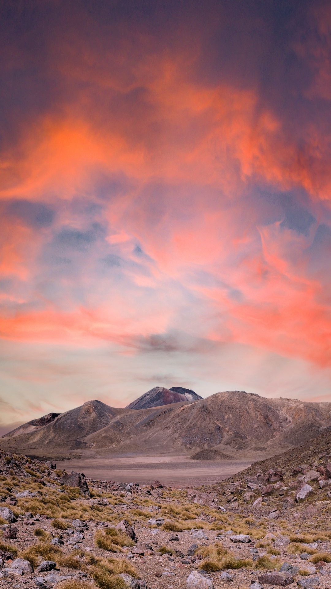 Обои облако, вулкан, Мордор, гора, природа в разрешении 1080x1920