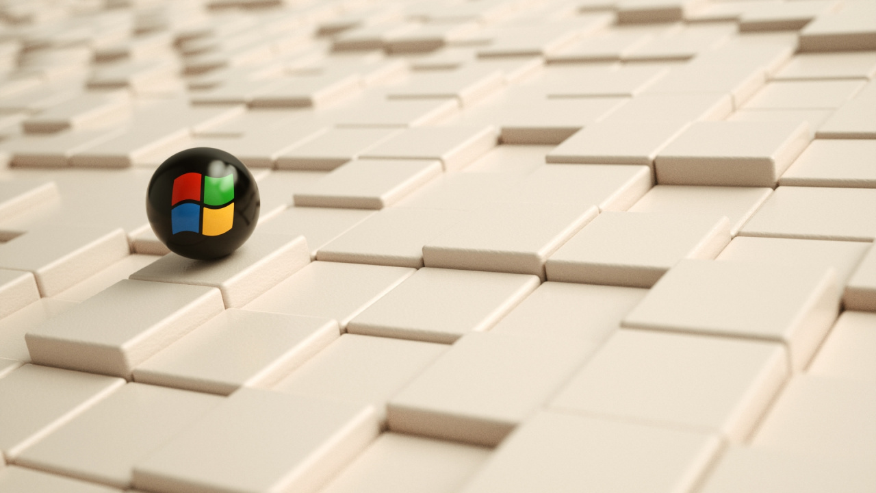 Обои microsoft windows, windows 7, пол, таблица, полы в разрешении 1280x720