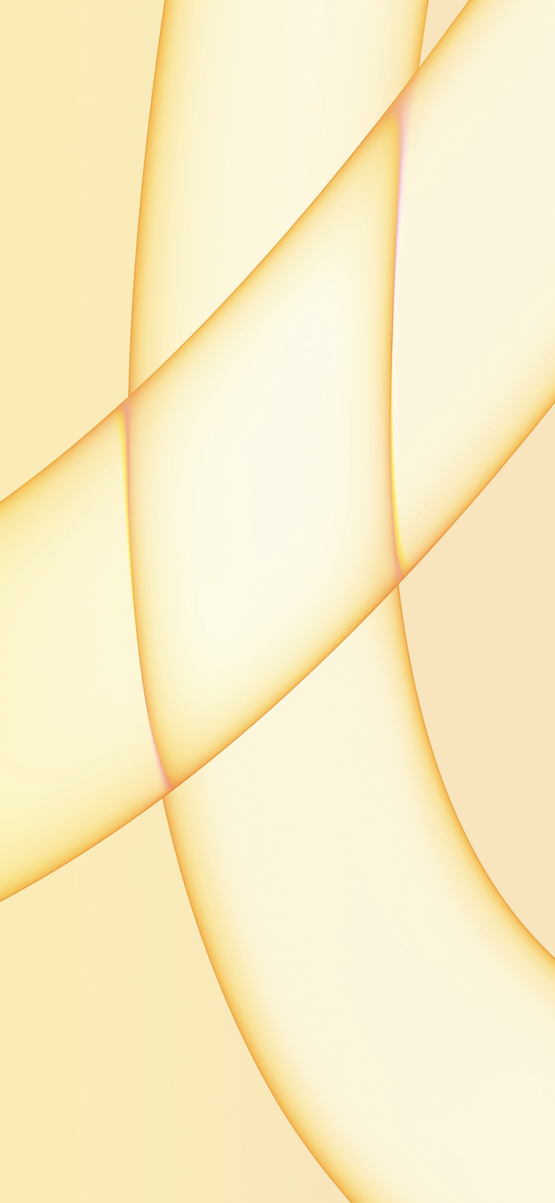 Обои 2021 iMac advertising wallpaper in light yellow for iPhone в разрешении 1125x2436
