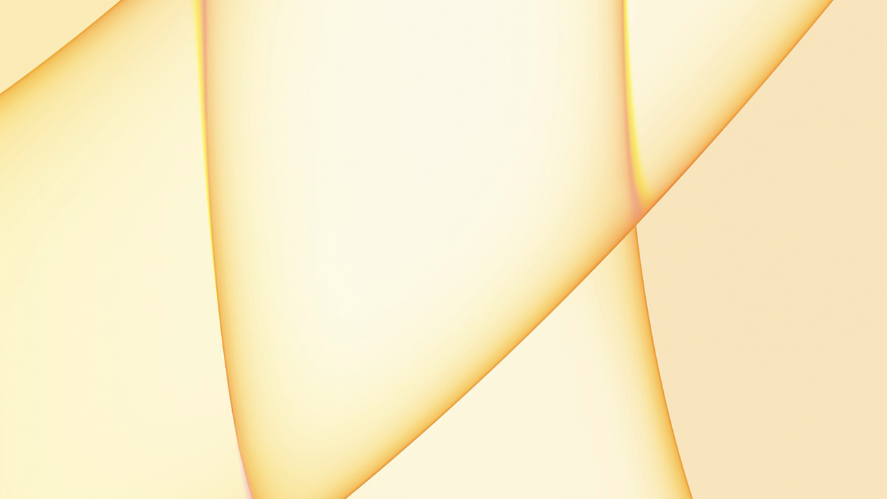Обои 2021 iMac advertising wallpaper in light yellow for iPhone в разрешении 1280x720