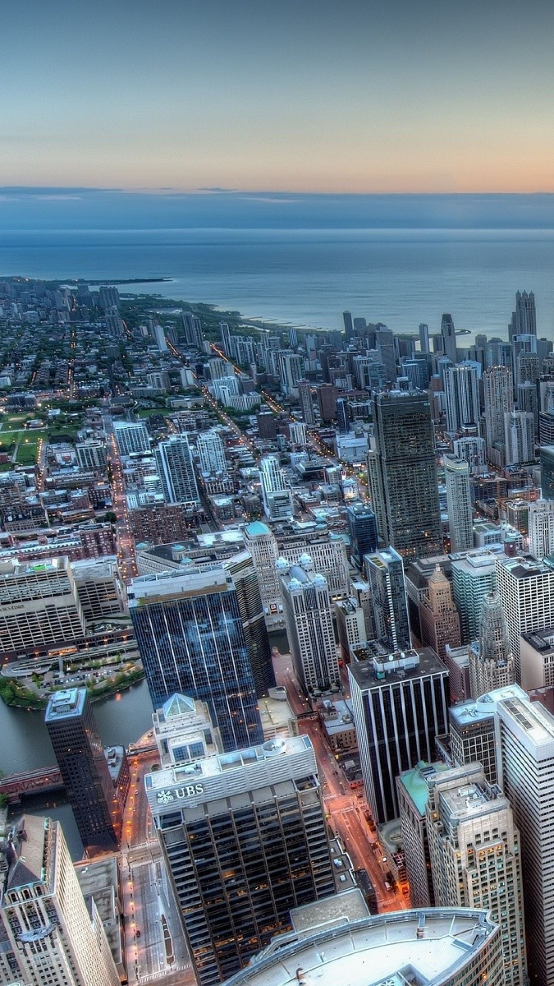 Обои Чикаго, Уиллис-Тауэр, небоскреб, город, городской пейзаж в разрешении 1080x1920