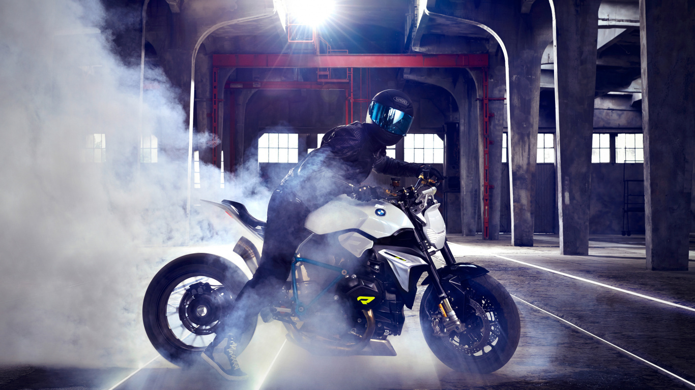 Обои Байерише Моторен Верке АГ, мотоцикл, авто, фара, автомобильное освещение в разрешении 1366x768