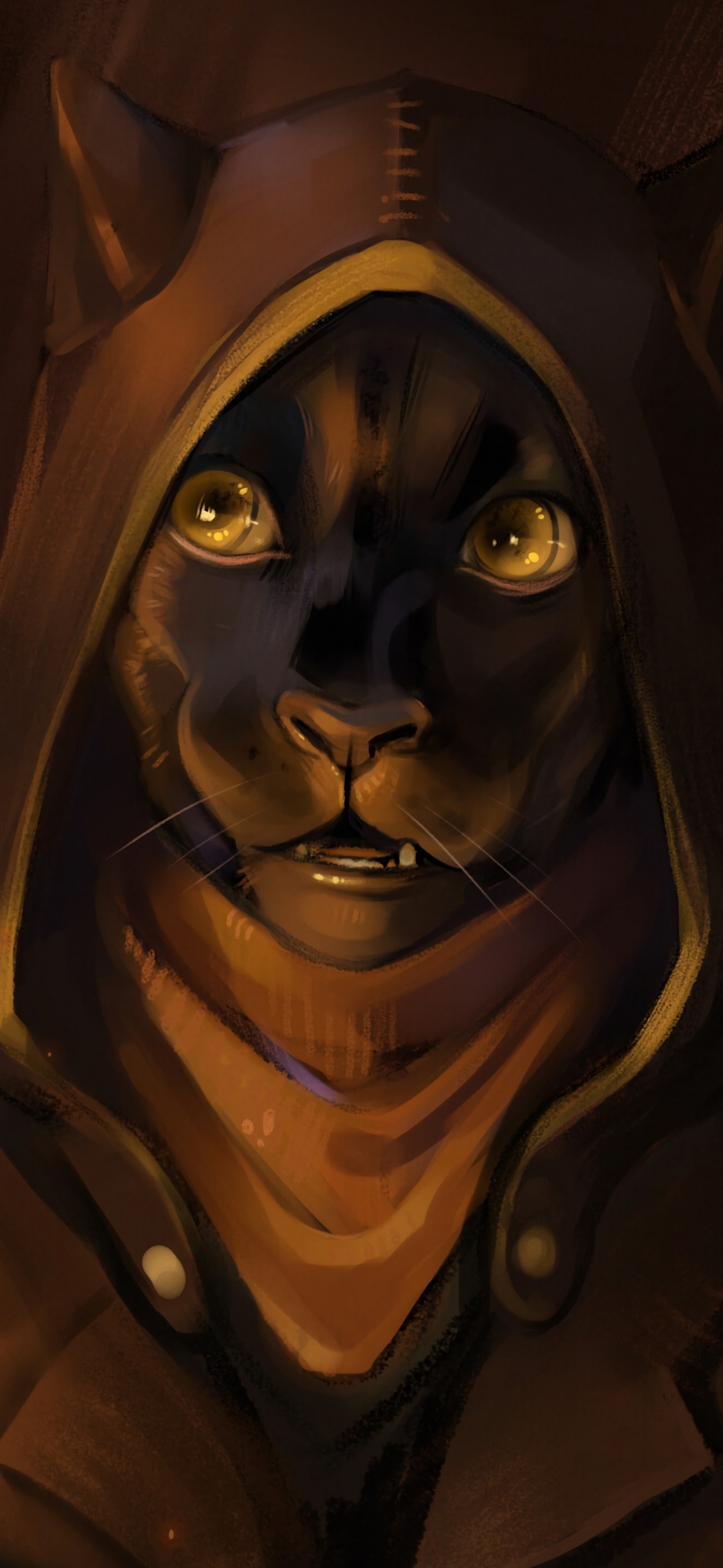 Обои бакенбарды, Старший Свитки Онлайн, визуальное искусство, фикция, темнота в разрешении 1125x2436