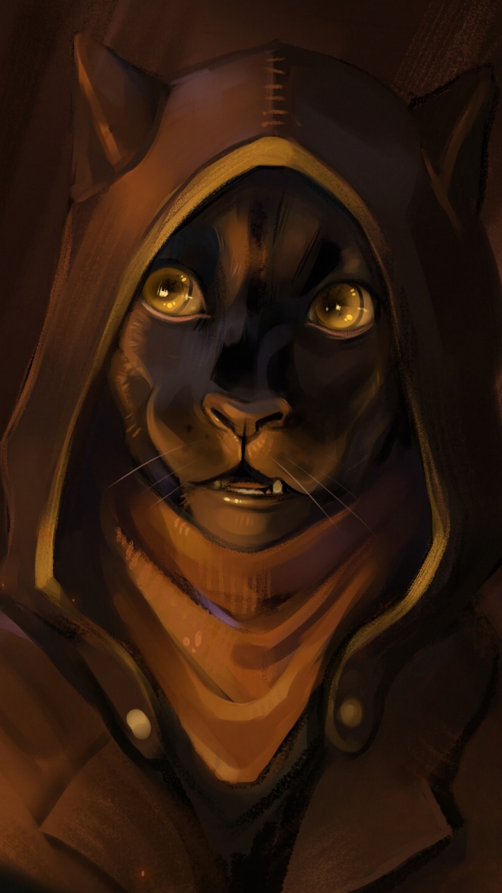 Обои бакенбарды, Старший Свитки Онлайн, визуальное искусство, фикция, темнота в разрешении 720x1280