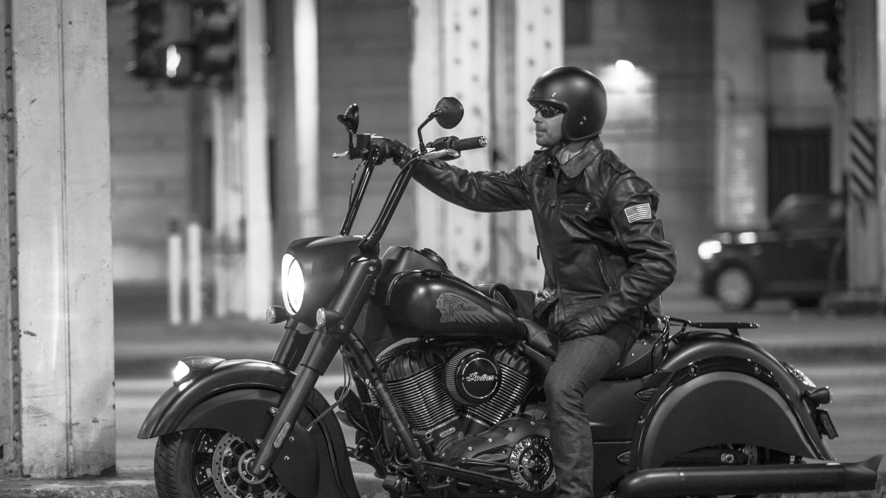 Обои Индейского Вождя Темная Лошадка, мотоцикл, черный, транспорт, автомобильные шины в разрешении 1280x720