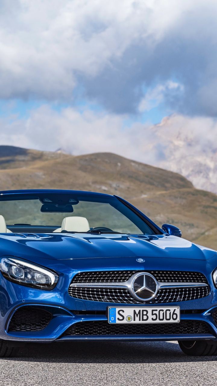 Обои 2016 Мерседес-Бенц сл-класс, 2017 Мерседес-Бенц сл-класс, Мерседес-Бенц Е-Класс, авто, спорткар в разрешении 720x1280