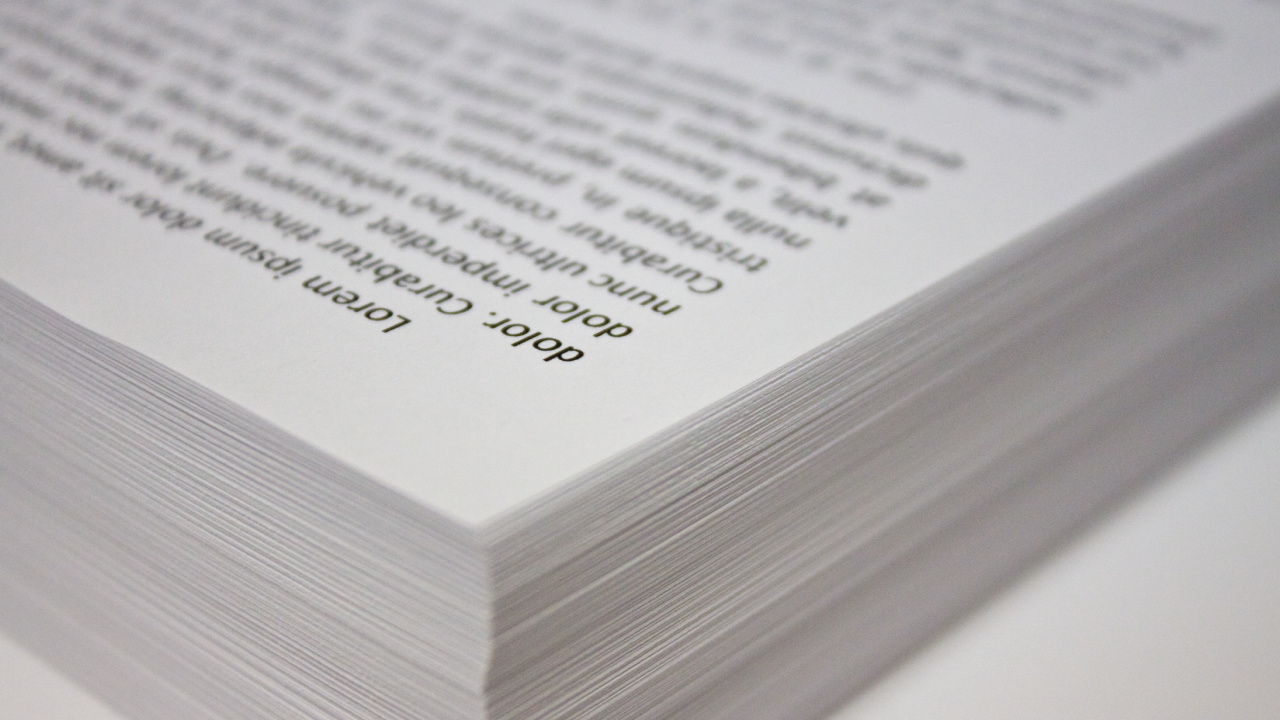 Обои книга, документ, бумага, принтер, материал в разрешении 1280x720