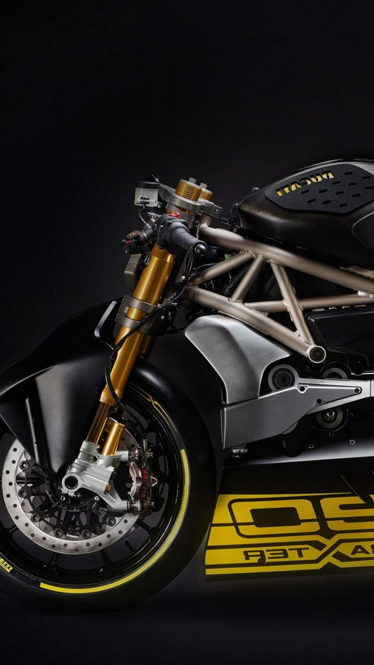 Обои Дукати draxter, ducati diavel, мотоцикл, ducati, супербайк в разрешении 750x1334