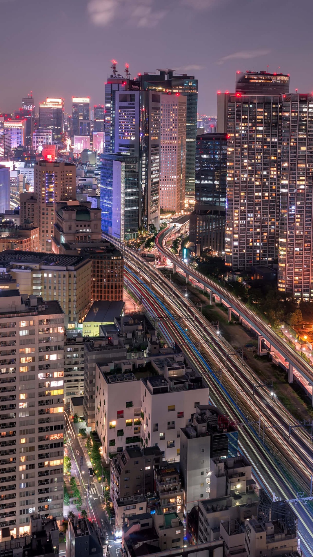 Обои сиодомэ в МинАТО Токио, Шиодоме, городской пейзаж, город, метрополия в разрешении 1080x1920