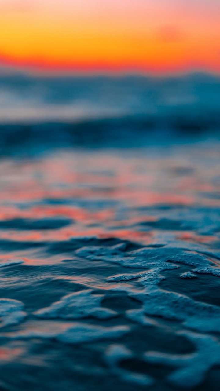 Обои синий, вода, море, океан, волна в разрешении 720x1280