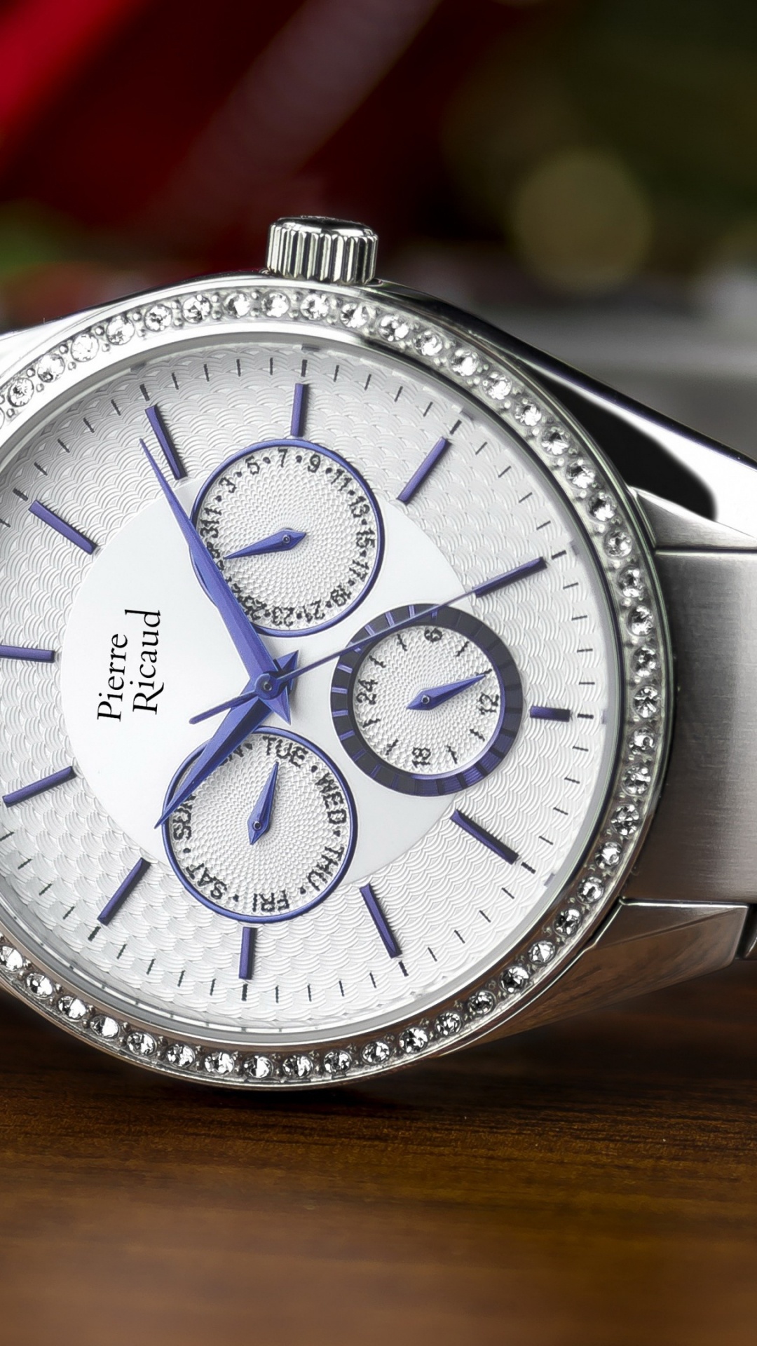 Обои часы, аналоговые часы, золото, мужские часы, серебро в разрешении 1080x1920