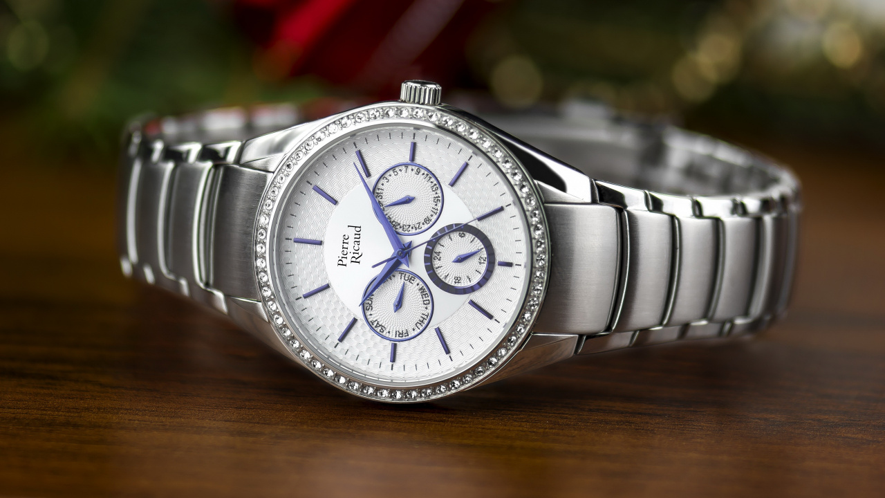 Обои часы, аналоговые часы, золото, мужские часы, серебро в разрешении 1280x720