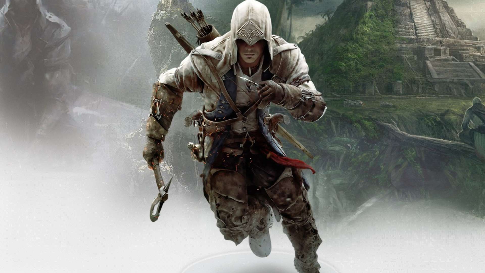Обои Assassins Creed III, Коннор кенуэй, солдат, фигурка, пехота в разрешении 1920x1080