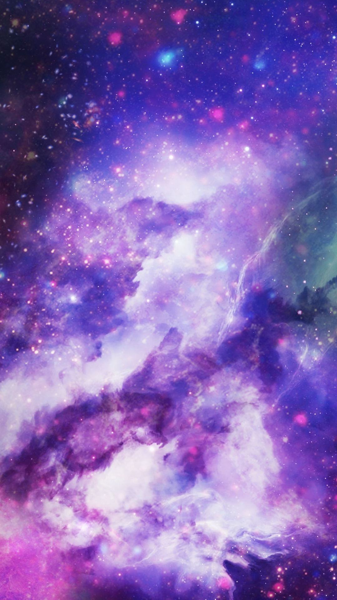 Обои туманность, космическое пространство, пурпур, астрономический объект, Фиолетовый в разрешении 1080x1920