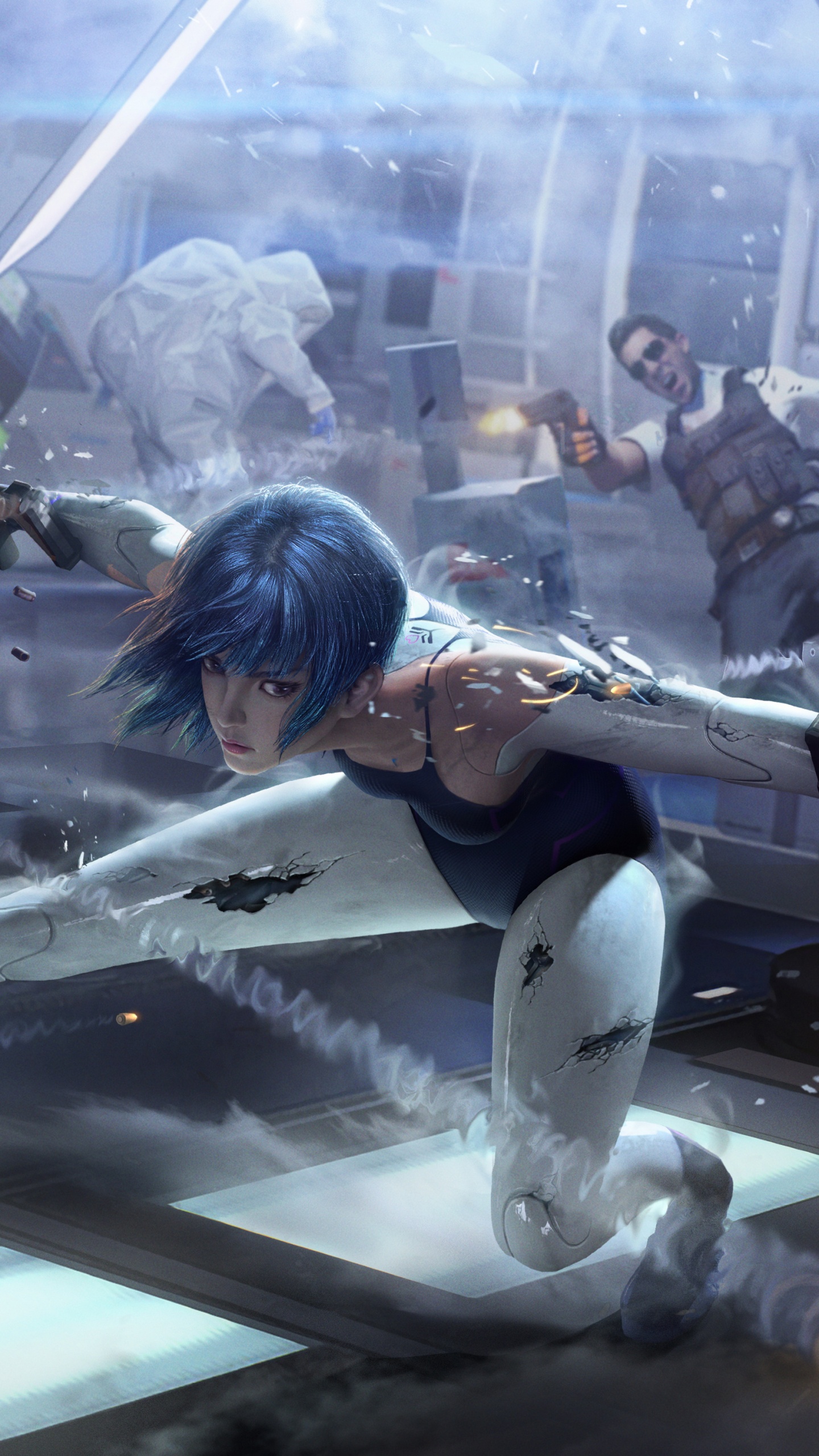 Обои Кибер-Охотник, компьютерная игра, игры, стратегии видео игры, фильм в разрешении 1440x2560