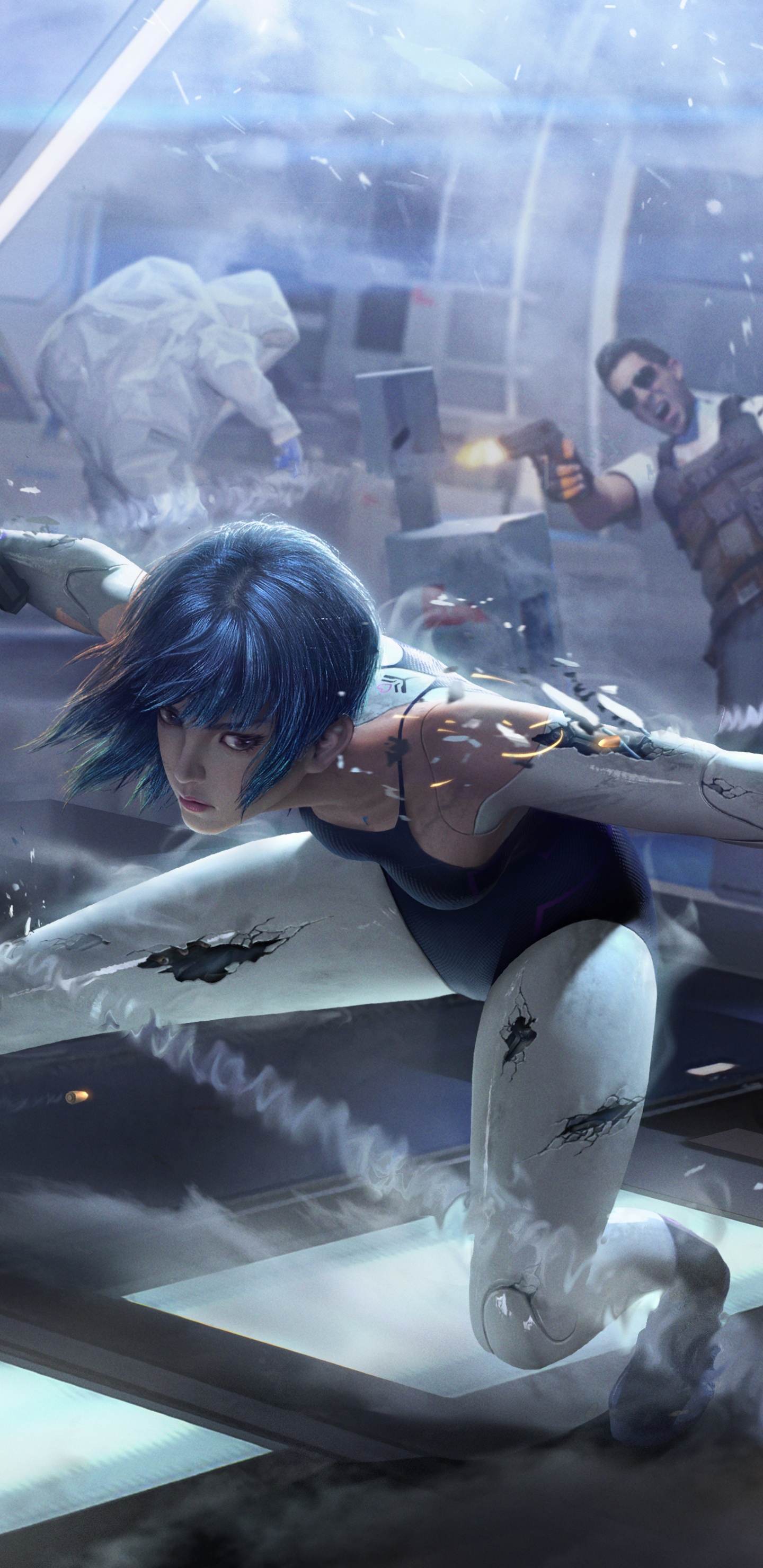 Обои Кибер-Охотник, компьютерная игра, игры, стратегии видео игры, фильм в разрешении 1440x2960