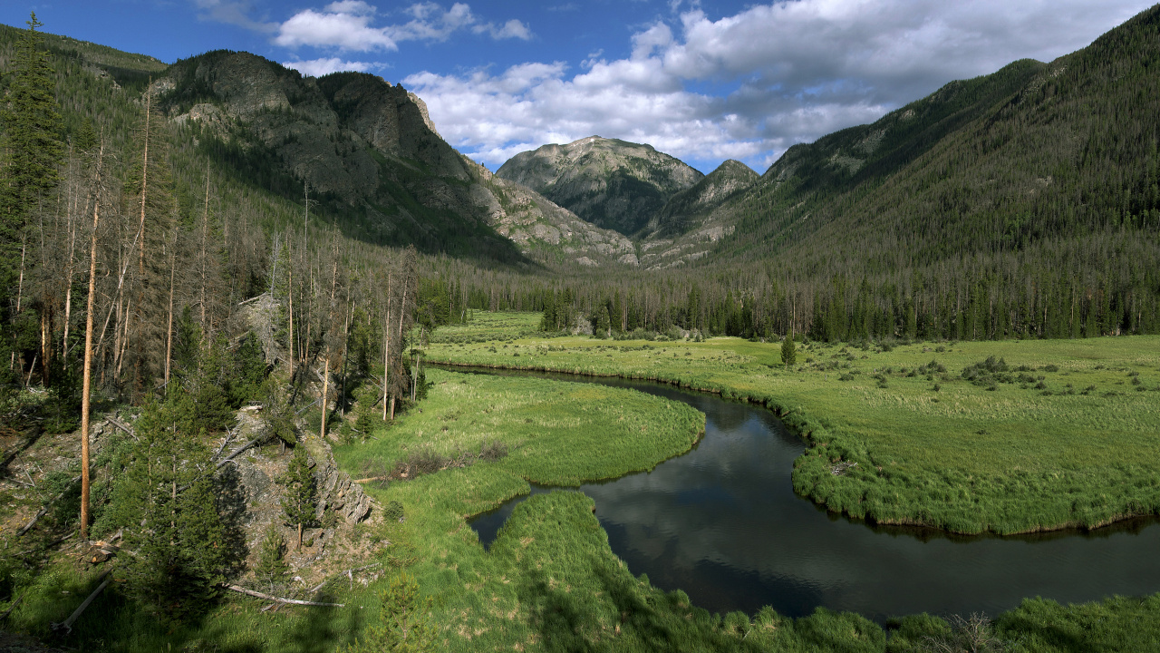 Обои нагорье, горный рельеф, природа, гора, дикая местность в разрешении 1280x720