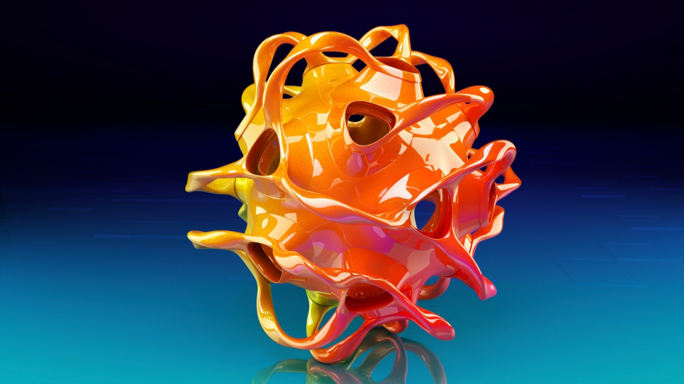 Обои Апельсин, желтый, оранжевый, лепесток, крупный план в разрешении 1366x768