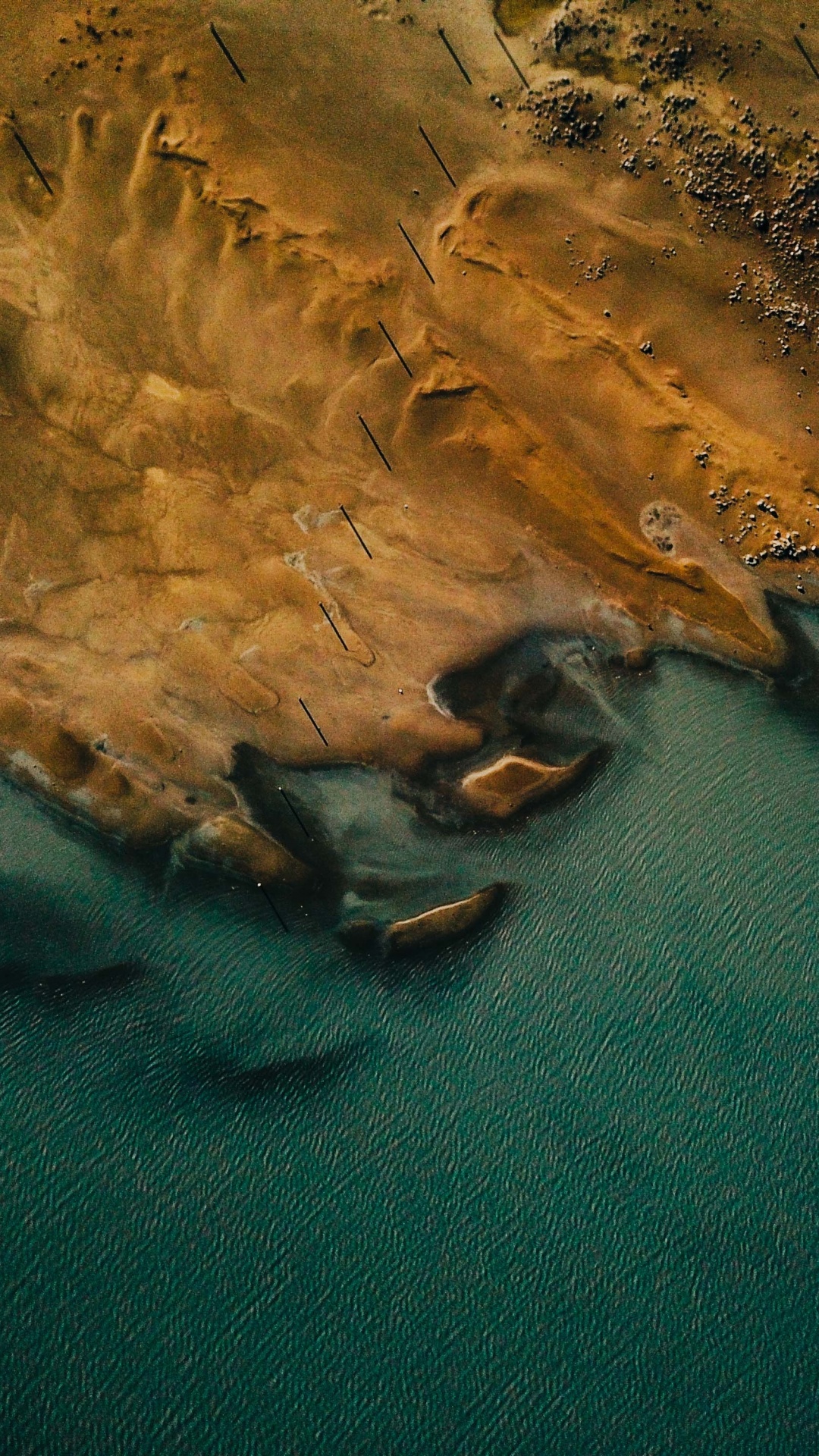 Обои водоем, формирование, космос, море, геология в разрешении 1080x1920