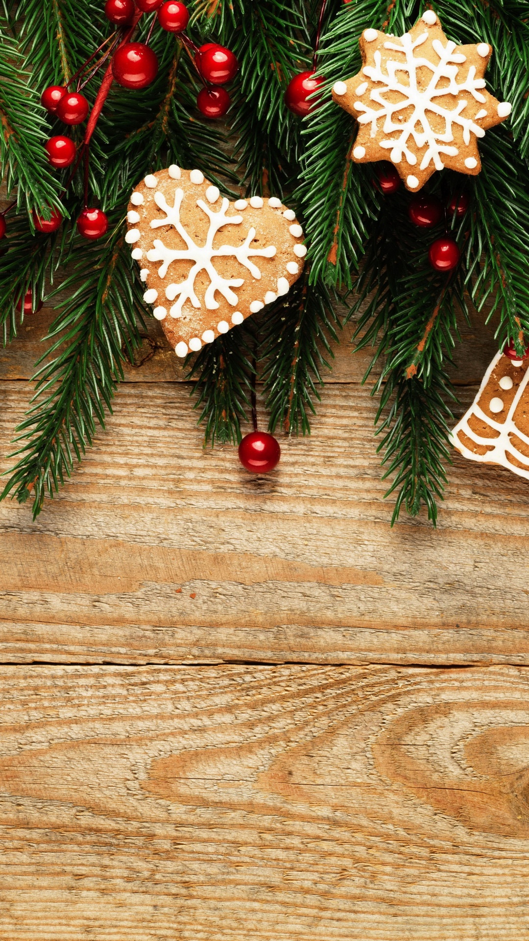 Обои Рождественский день, рождественский орнамент, Рождественские украшения, елка, Рождество в разрешении 1080x1920