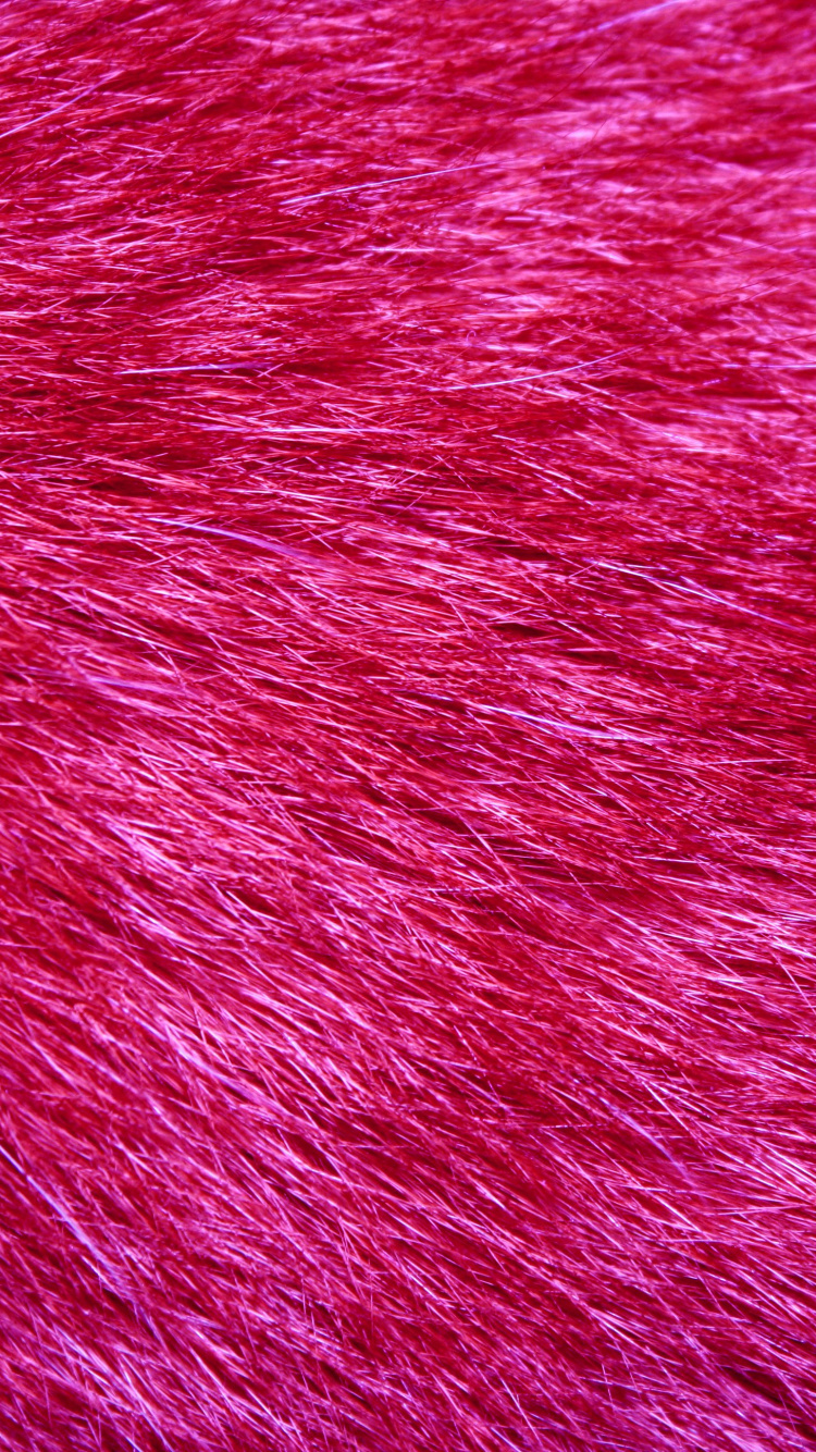 Обои мех, текстура, розовый, пурпурный цвет, красный цвет в разрешении 750x1334