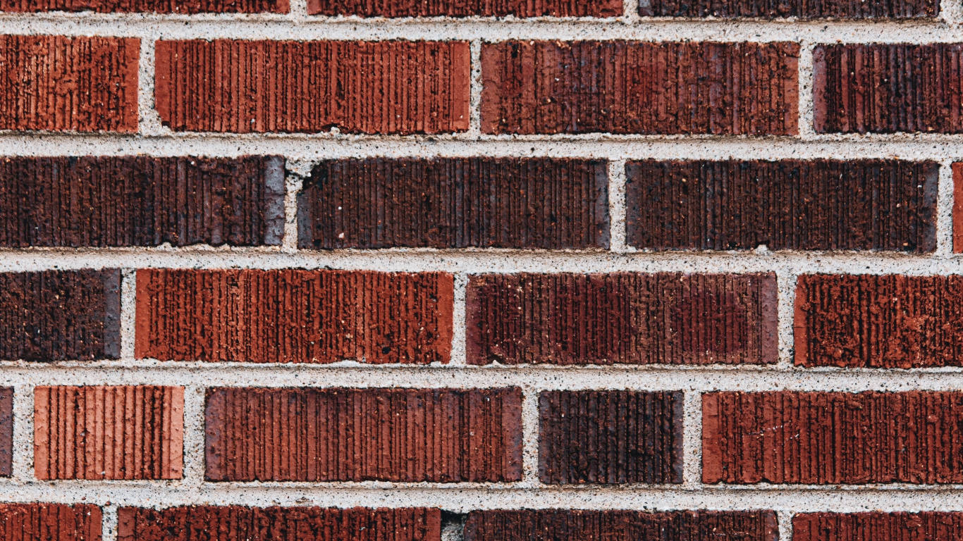 Обои стена, кирпич, иллюстрация, кирпичная кладка, прямоугольник в разрешении 1366x768